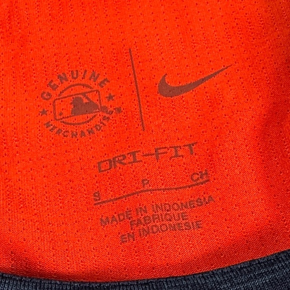 Houston Astros Nike Dri-Fit Women's Right Mix High Neck Tank Top Navy size Small - Picture 8 of 16